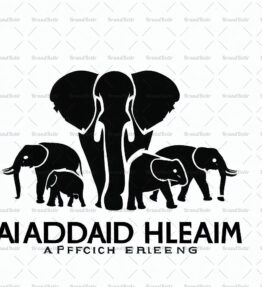 Herde afrikanischer Elefanten